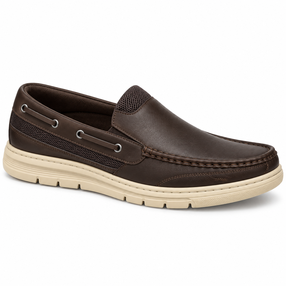 Ανδρικά Μοκασίνια Καφέ με Άνετη Slip-On Εφαρμογή – ERP84267