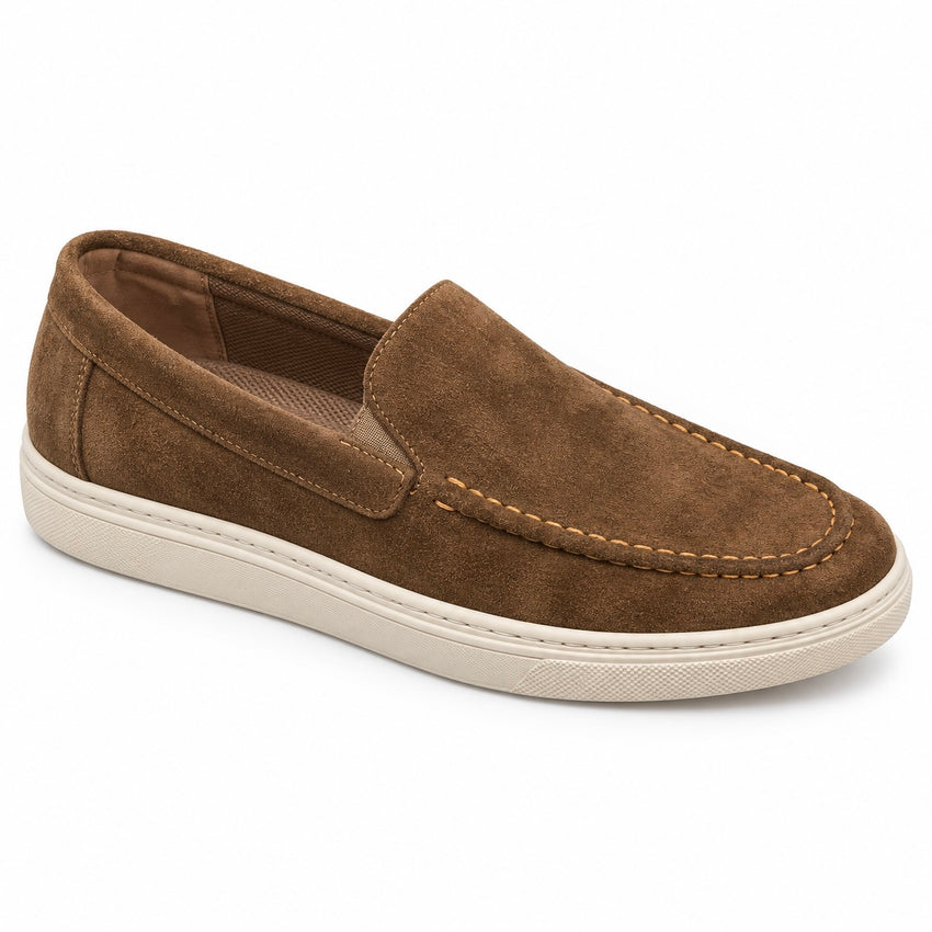 Ανδρικά Μοκασίνια Καφέ με Άνετη Slip-On Εφαρμογή – ERP84275