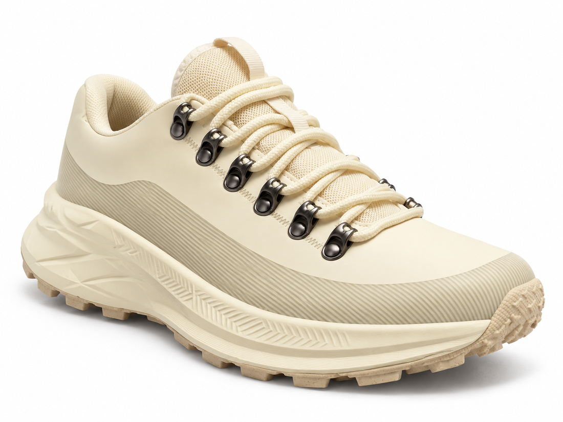 Ανδρικά Αθλητικά Sneakers Εκρού με Ανάγλυφη Σόλα – ERP84230
