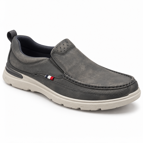 Ανδρικά Casual Slip-On Γκρι με Καθημερινό Χαρακτήρα – ERP84348