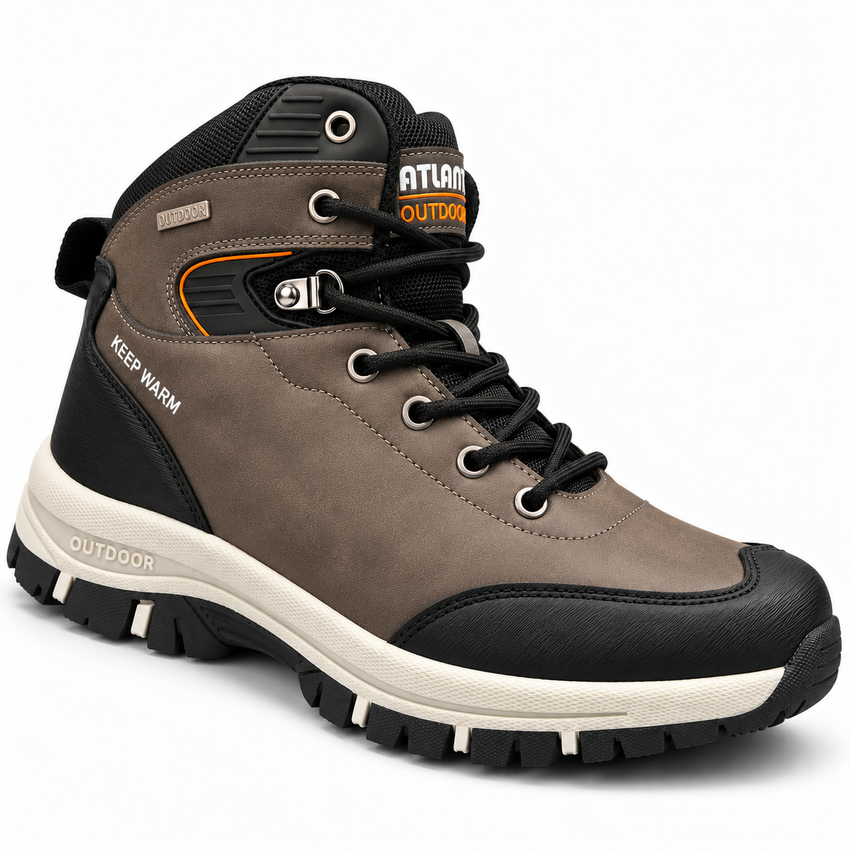 Ανδρικά Μποτάκια Outdoor Μπεζ με Στιβαρή Σόλα – ERP84313