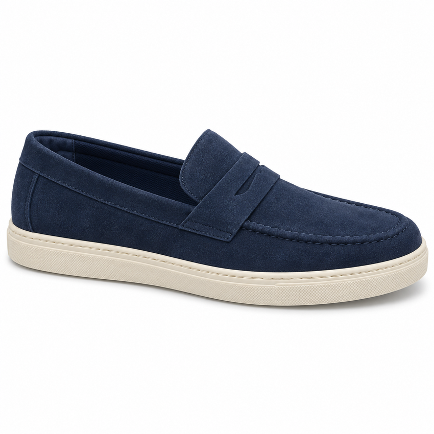 Ανδρικά Μοκασίνια Μπλε με Άνετη Slip-On Εφαρμογή – ERP84281