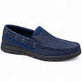 Ανδρικά Μοκασίνια Μπλε με Άνετη Slip-On Εφαρμογή – ERP84266