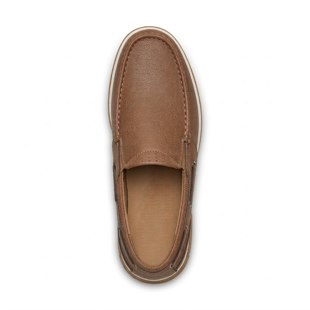 Ανδρικά Casual Sneakers Καφέ με Ανάγλυφη Σόλα – ERP84355