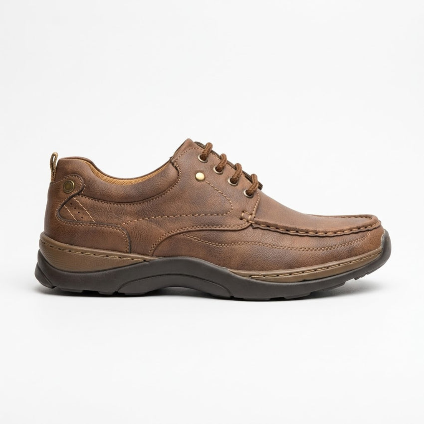 Ανδρικά Casual Sneakers Καφέ με Ανάγλυφη Σόλα – ERP84355