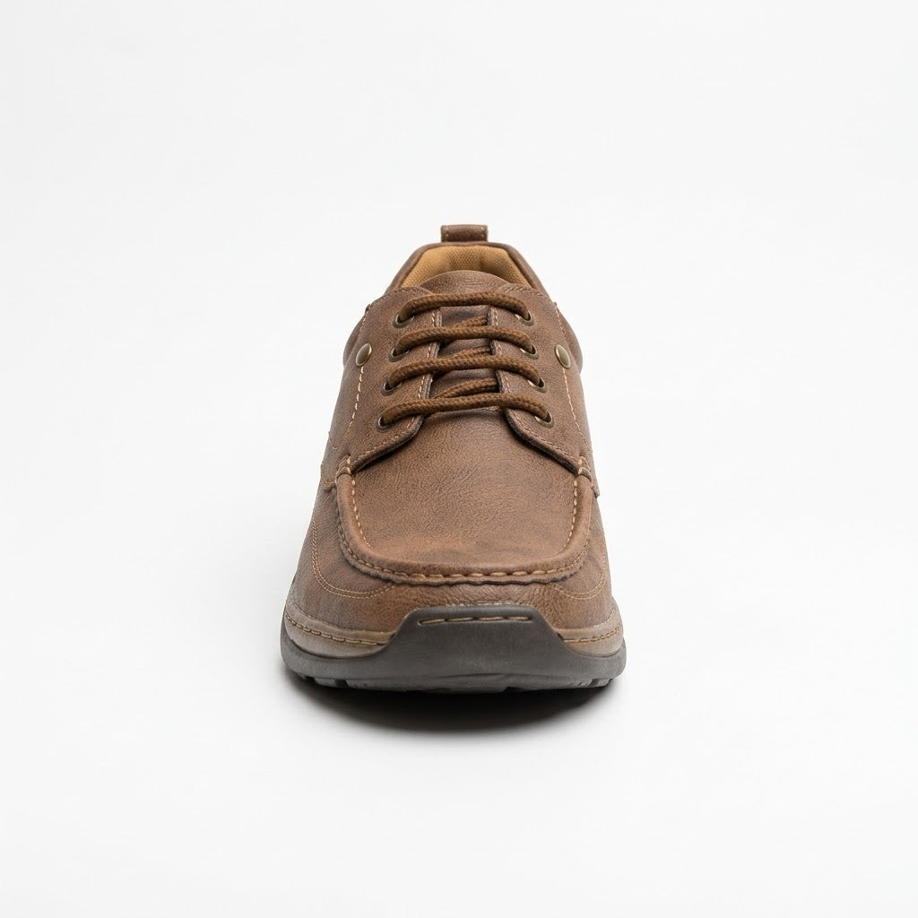 Ανδρικά Casual Sneakers Καφέ με Ανάγλυφη Σόλα – ERP84355