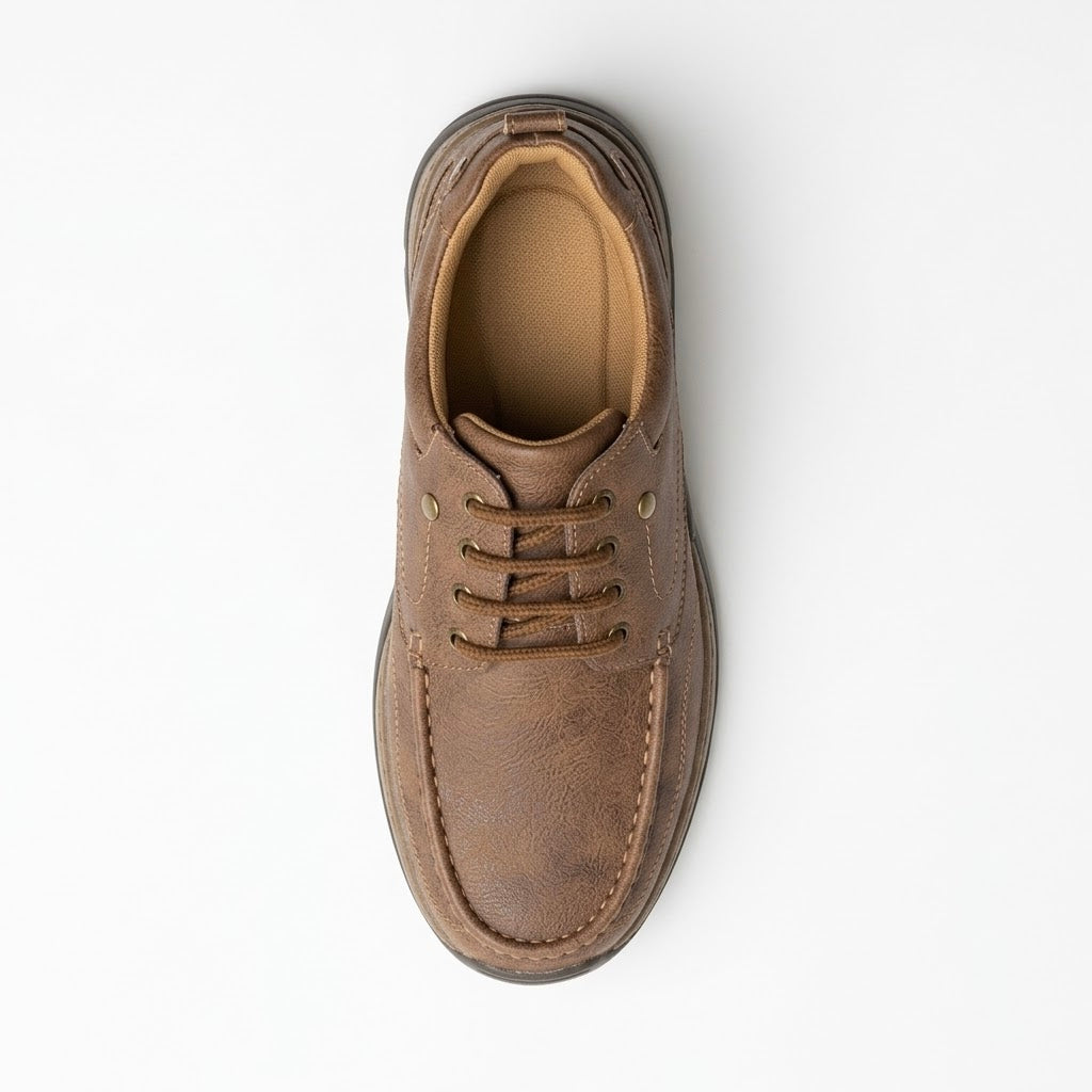Ανδρικά Casual Sneakers Καφέ με Ανάγλυφη Σόλα – ERP84355