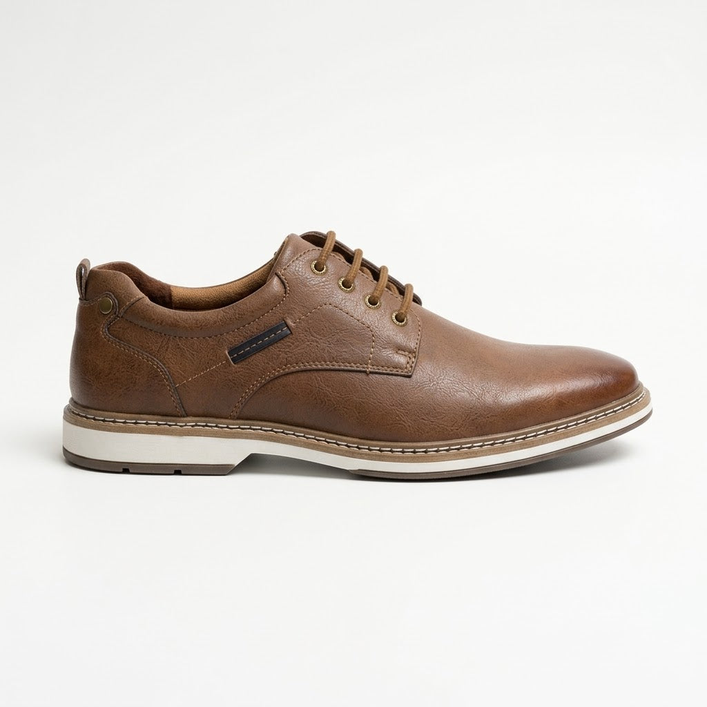 Ανδρικά Casual Sneakers Καφέ με Ανάγλυφη Σόλα – ERP84355